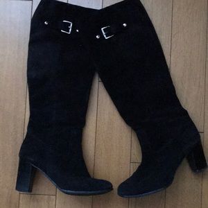 MICHAEL KORS suede black boots great condition!!